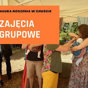 zajęcia grupowe nauki noszenia w chuście doradca noszenia Kraków chustonoszenie Natalia Rączka